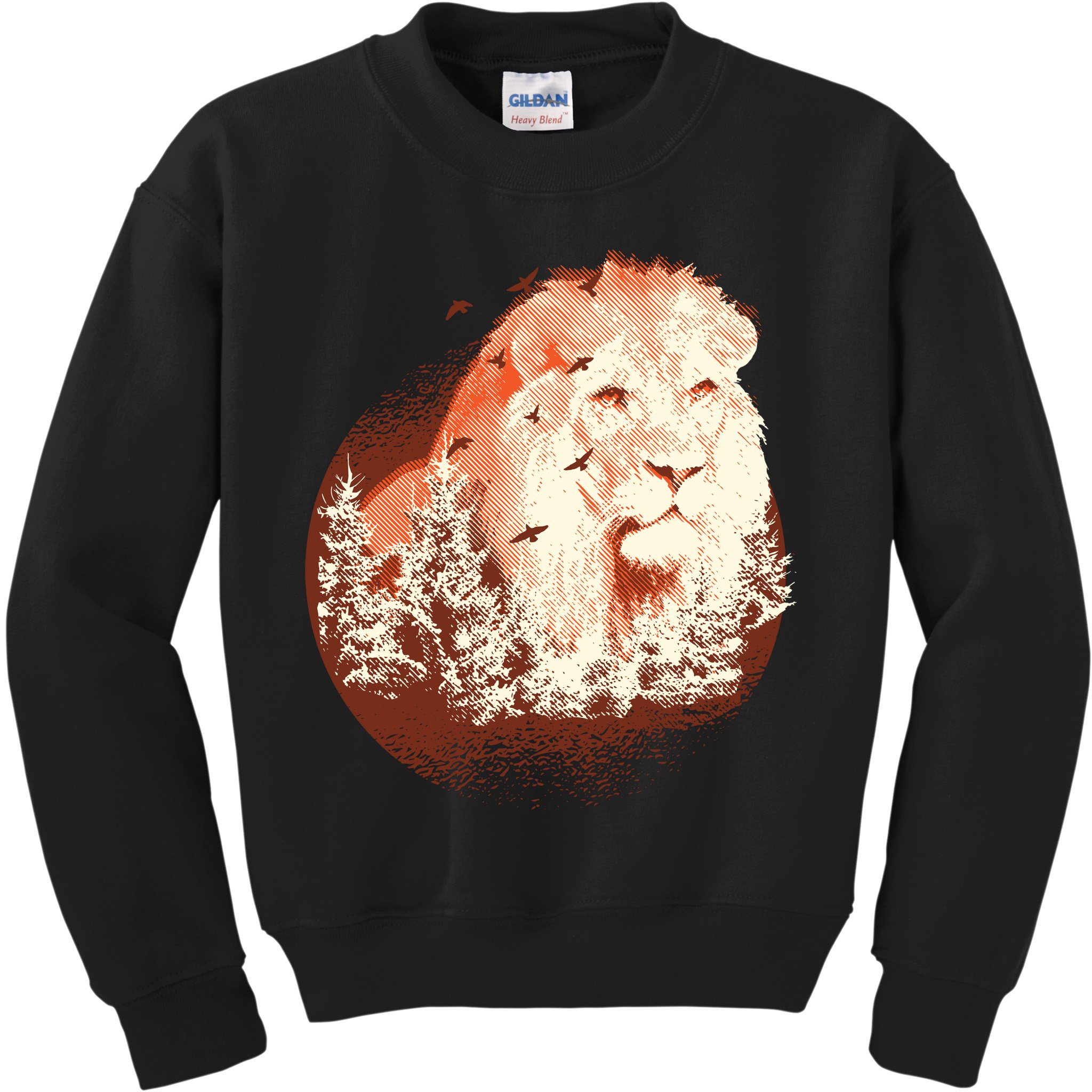 Forest Lion Kids Sweatshirt