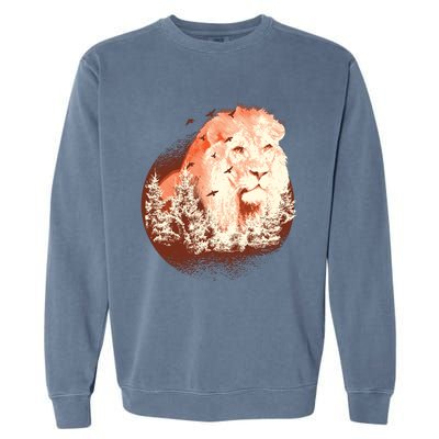 Forest Lion Garment-Dyed Sweatshirt