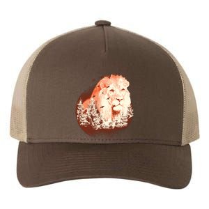 Forest Lion Yupoong Adult 5-Panel Trucker Hat