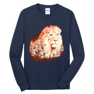 Forest Lion Tall Long Sleeve T-Shirt