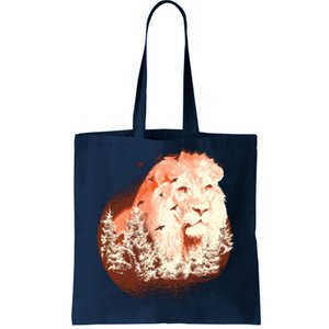 Forest Lion Tote Bag