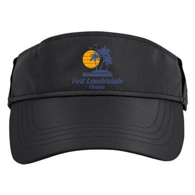 Fort Lauderdale Florida Gift Fl Beach Tourist Souvenir Usa Adult Drive Performance Visor