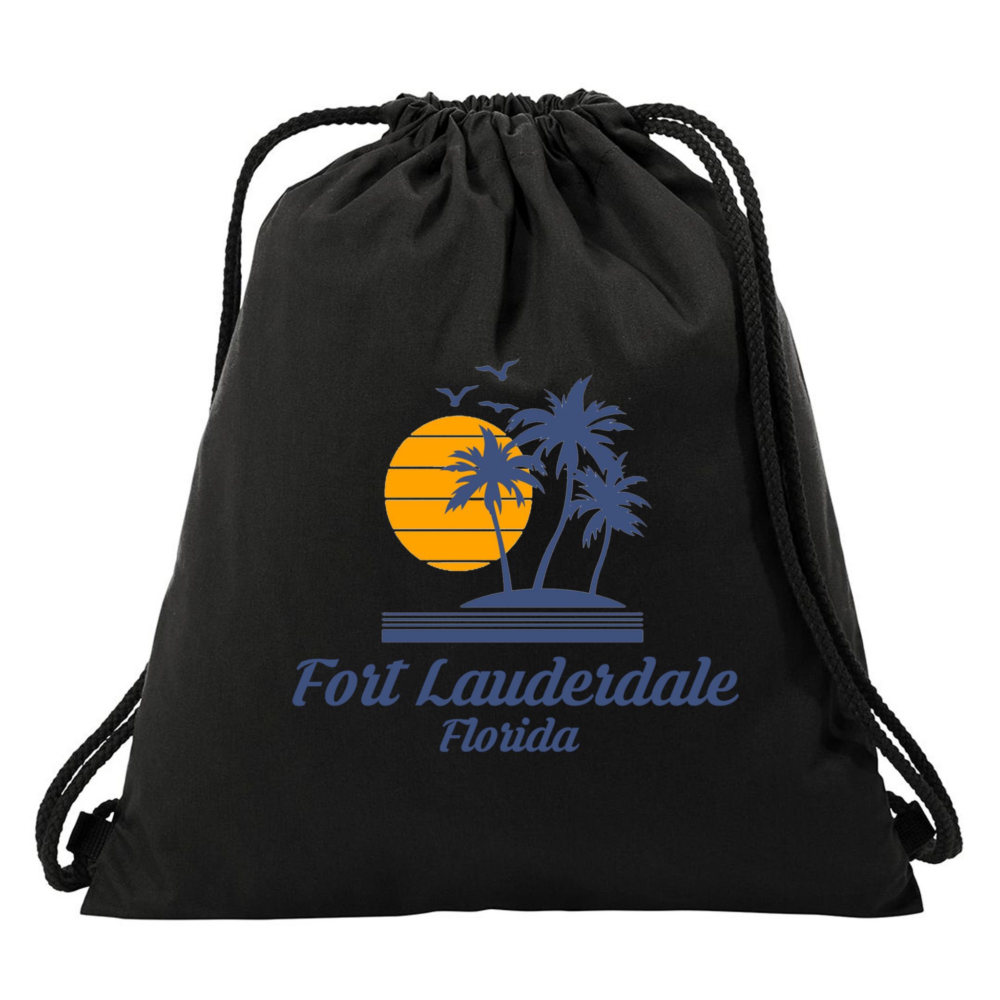 Fort Lauderdale Florida Gift Fl Beach Tourist Souvenir Usa Drawstring Bag