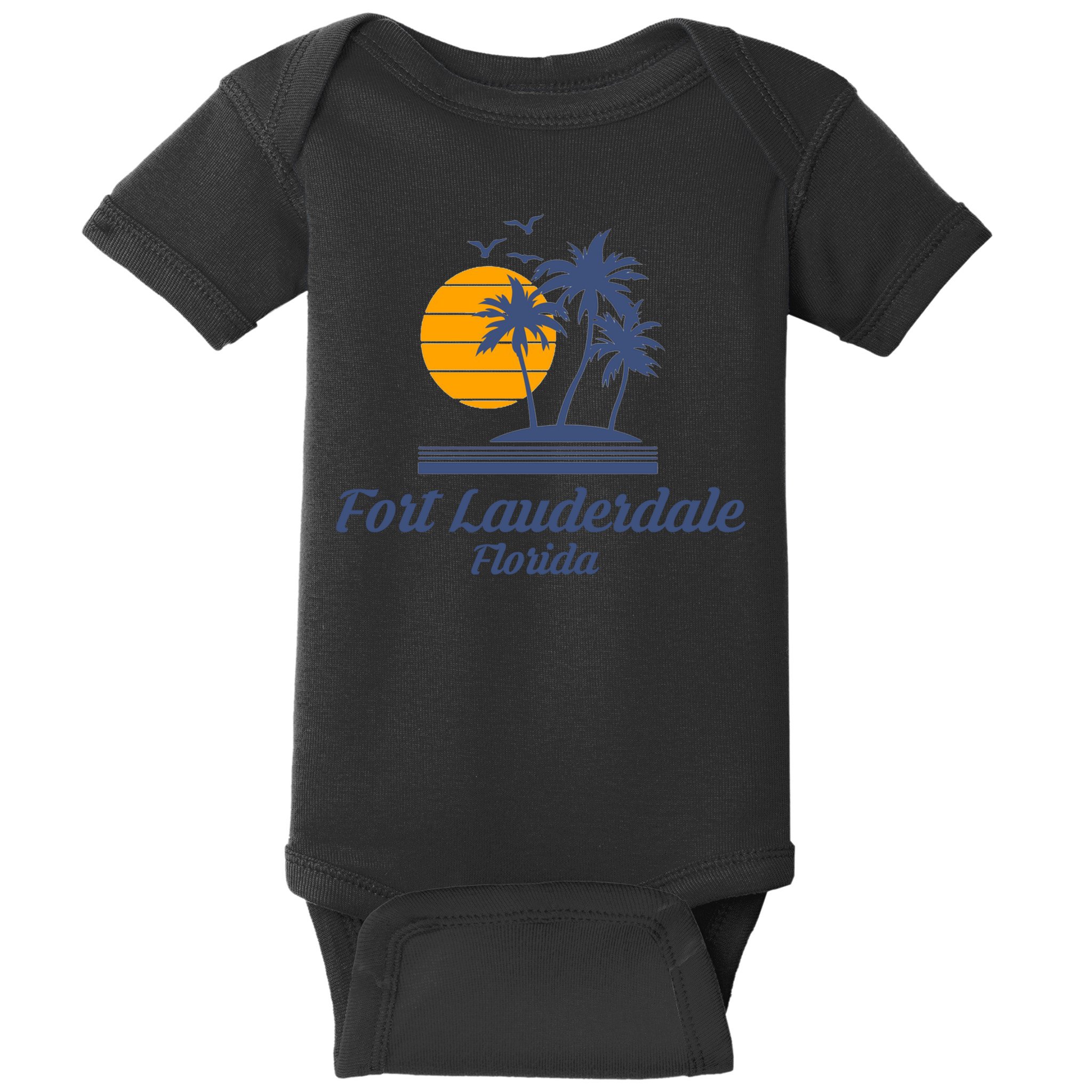 Fort Lauderdale Florida Gift Fl Beach Tourist Souvenir Usa Baby Bodysuit