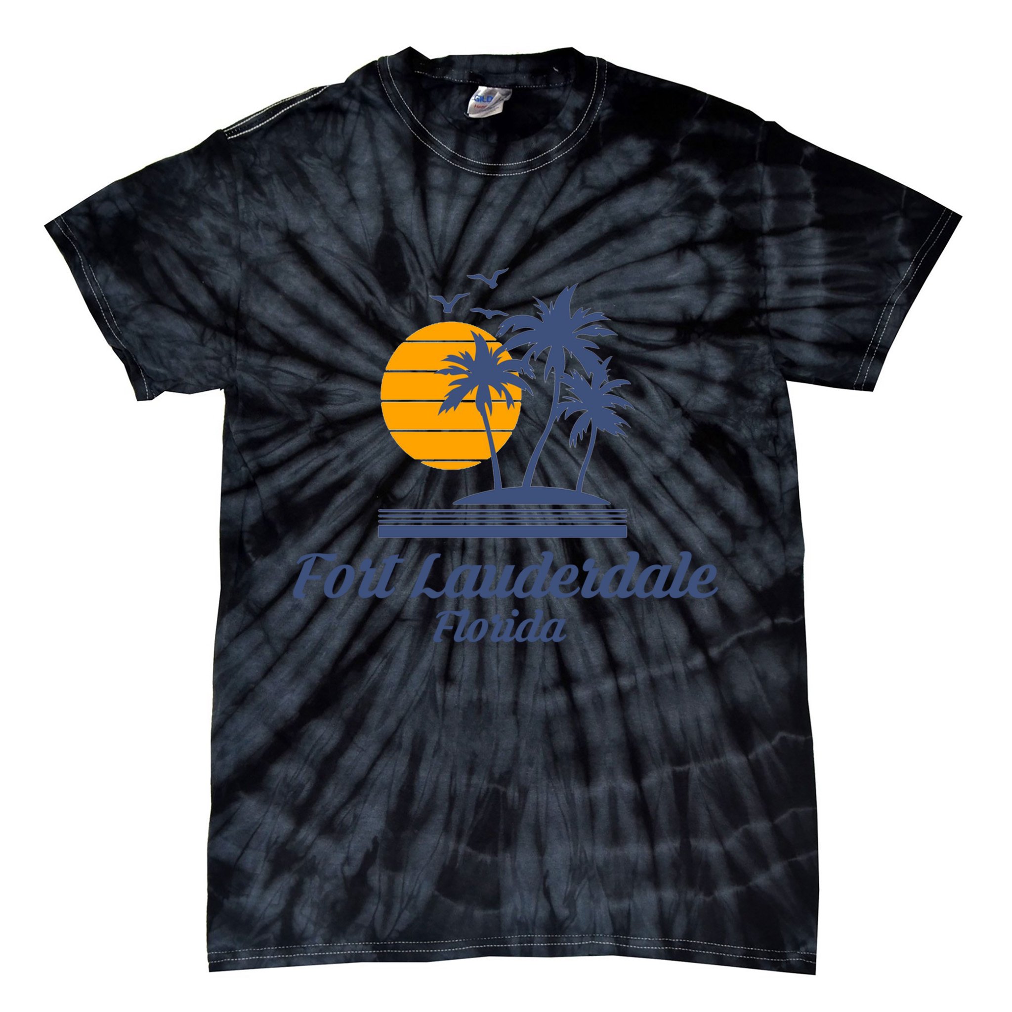 Fort Lauderdale Florida Gift Fl Beach Tourist Souvenir Usa Tie-Dye T-Shirt