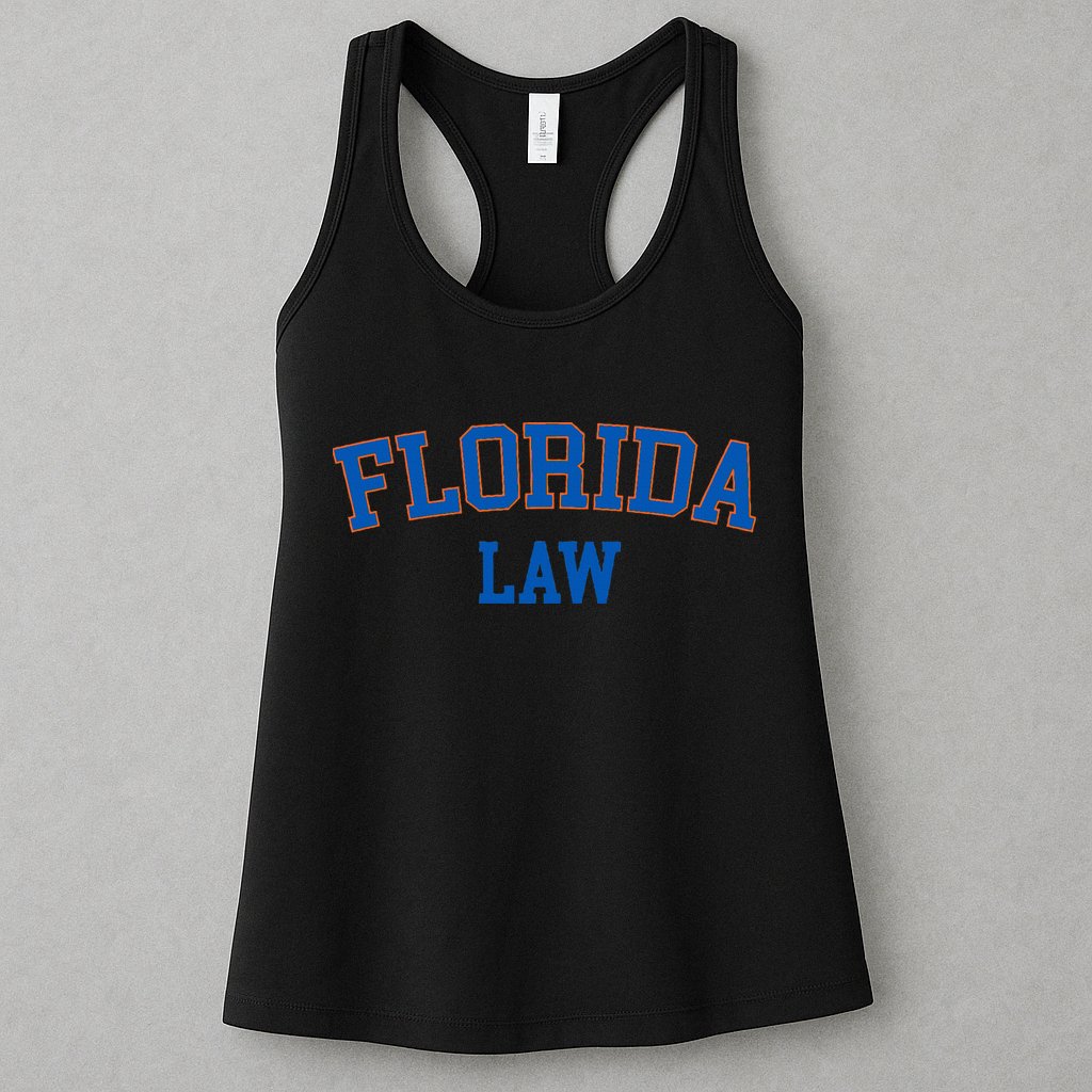 Florida Law Florida Bar Graduate Gift Lawyer College Womens Tank Top