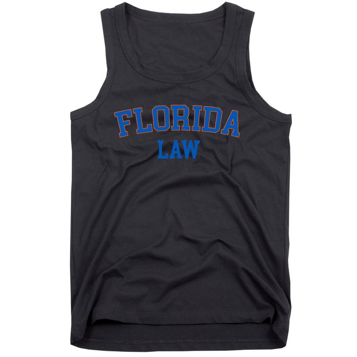 Florida Law Florida Bar Graduate Gift Lawyer College Tank Top