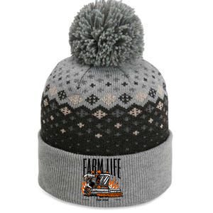 Farm Life For Me The Baniff Cuffed Pom Beanie