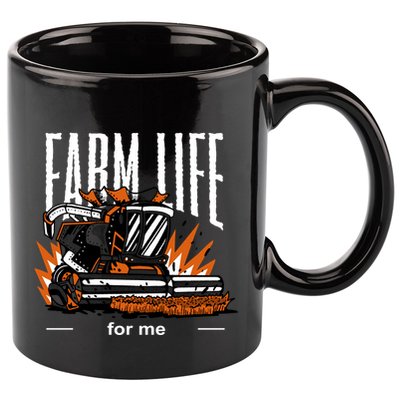 Farm Life For Me 11oz C Handle Ceramic Mug