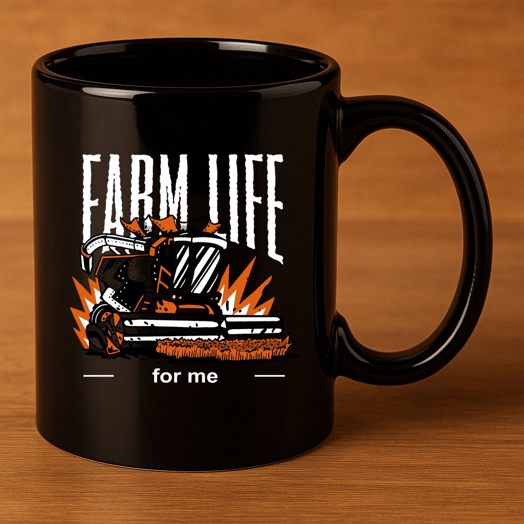 Farm Life For Me 11oz C Handle Ceramic Mug
