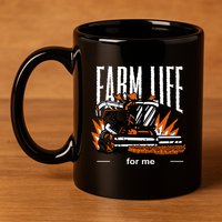 Farm Life For Me 11oz C Handle Ceramic Mug