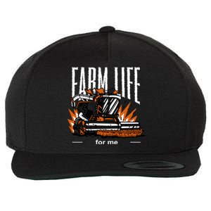 Farm Life For Me Wool Snapback Cap