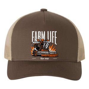 Farm Life For Me Yupoong Adult 5-Panel Trucker Hat