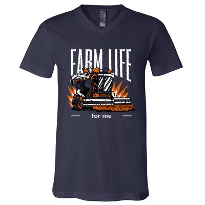 Farm Life For Me V-Neck T-Shirt