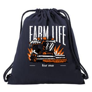 Farm Life For Me Drawstring Bag