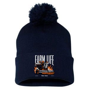 Farm Life For Me Pom Pom 12in Knit Beanie