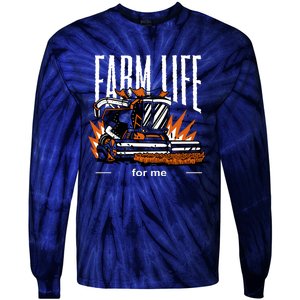 Farm Life For Me Tie-Dye Long Sleeve Shirt