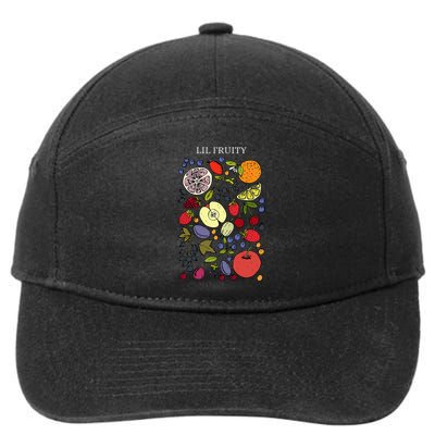 Funny Lil Fruity LGBTQ Subtle Lesbian LGBTQ Pride Month 7-Panel Snapback Hat