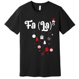 Fa (La)8 Funny Christmas Santa Fa La Math Premium T-Shirt