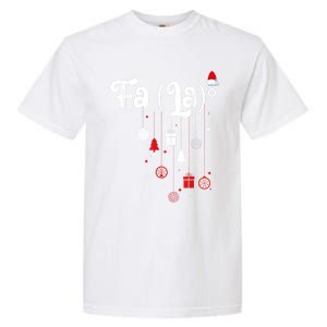 Fa (La)8 Funny Christmas Santa Fa La Math Garment-Dyed Heavyweight T-Shirt