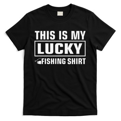 Fishing Lucky Fishing This Is My Lucky Fishing T-Shirt