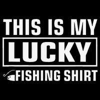 Fishing Lucky Fishing This Is My Lucky Fishing Baby Bodysuit
