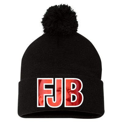 FJB Image Logo Pom Pom 12in Knit Beanie