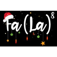 Fa (La)8 Funny Christmas Santa Fa La Math Bumper Sticker