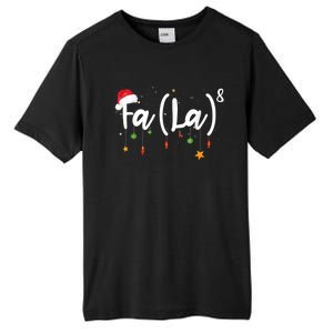 Fa (La)8 Funny Christmas Santa Fa La Math Tall Fusion ChromaSoft Performance T-Shirt