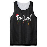 Fa (La)8 Funny Christmas Santa Fa La Math Mesh Reversible Basketball Jersey Tank