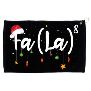 Fa (La)8 Funny Christmas Santa Fa La Math Grommeted Golf Towel