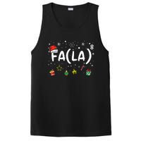 FA (LA)8 Funny Christmas Santa Fa La Math Teacher  PosiCharge Competitor Tank