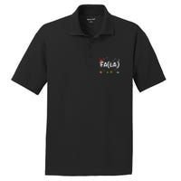 FA (LA)8 Funny Christmas Santa Fa La Math Teacher  PosiCharge RacerMesh Polo