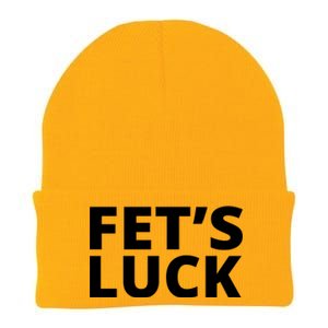 Fet's Luck Funny Knit Cap Winter Beanie