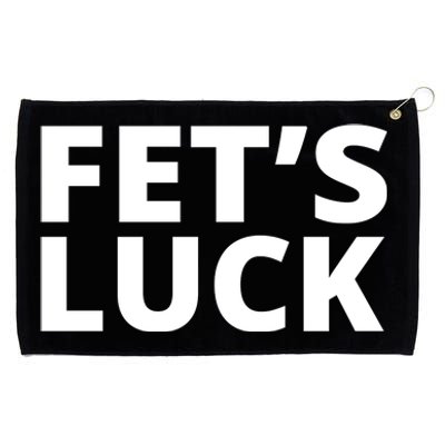 Fet's Luck Funny Grommeted Golf Towel