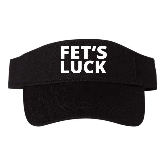 Fet's Luck Funny Valucap Bio-Washed Visor