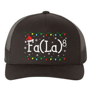 Fa (La)8 Funny Christmas Santa Fa La Math Teacher Yupoong Adult 5-Panel Trucker Hat