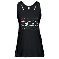 Fa (La)8 Funny Christmas Santa Fa La Math Teacher Ladies Essential Flowy Tank