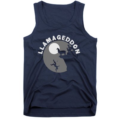 Funny Llamageddon For Llama Barnyard Lovers Tank Top