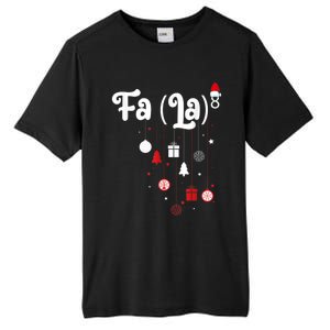 Fa (La)8 Funny Christmas Santa Fa La Math Tall Fusion ChromaSoft Performance T-Shirt