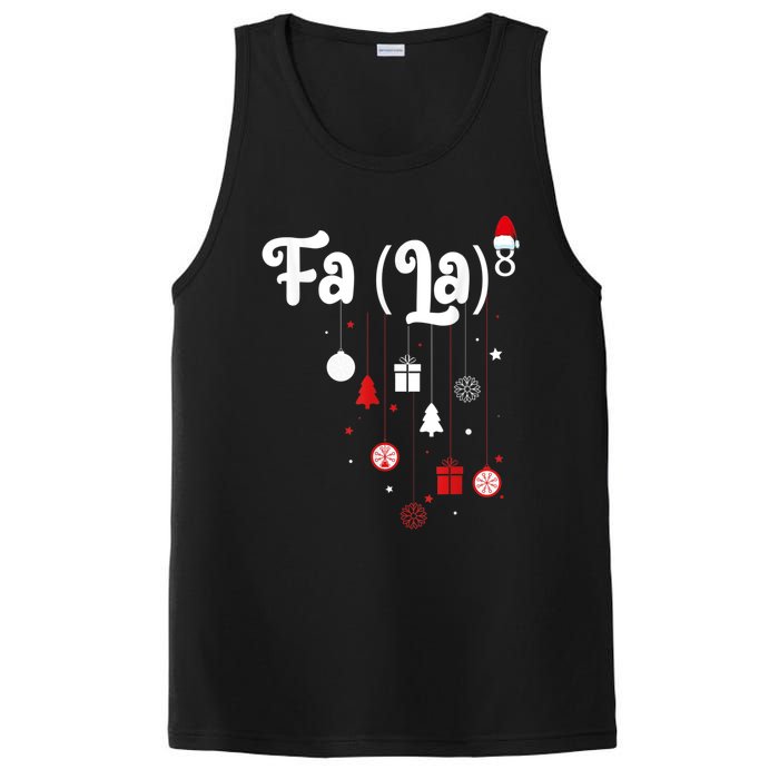 Fa (La)8 Funny Christmas Santa Fa La Math PosiCharge Competitor Tank