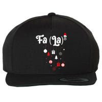 Fa (La)8 Funny Christmas Santa Fa La Math Wool Snapback Cap