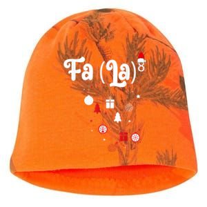 Fa (La)8 Funny Christmas Santa Fa La Math Kati - Camo Knit Beanie