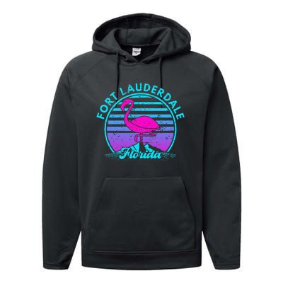 Fort Lauderdale Florida Performance Fleece Hoodie