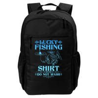 Funny Lucky Fishing Do Not Wash Fishing Fan Backpack
