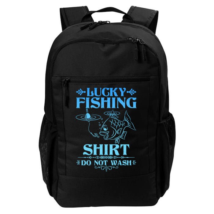 Funny Lucky Fishing Do Not Wash Fishing Fan Backpack