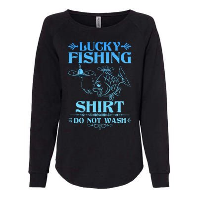 Funny Lucky Fishing Do Not Wash Fishing Fan Womens California Wash Sweatshirt