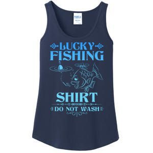 Funny Lucky Fishing Do Not Wash Fishing Fan Ladies Essential Tank