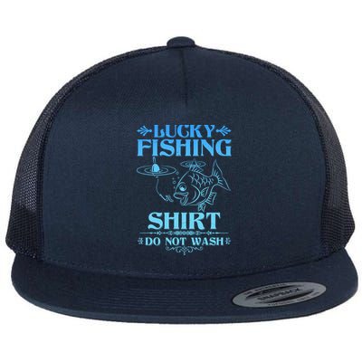 Funny Lucky Fishing Do Not Wash Fishing Fan Flatbill Hat
