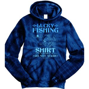 Funny Lucky Fishing Do Not Wash Fishing Fan Tie Dye Hoodie